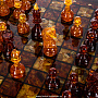 Шахматы с инкрустацией и фигурами из янтаря "Жемчужина" 43х43 см, фотография 7. Интернет-магазин ЛАВКА ПОДАРКОВ