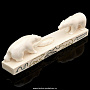 Скульптура из кости "Медведи с непрой", фотография 3. Интернет-магазин ЛАВКА ПОДАРКОВ