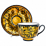 Чайный сервиз на 6 персон "Кудрина". Хохлома, фотография 3. Интернет-магазин ЛАВКА ПОДАРКОВ