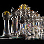 Шахматы со стразами и хрустальными фигурами 36х36 см, фотография 8. Интернет-магазин ЛАВКА ПОДАРКОВ