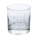 /РЫСЬ СТАКАН ЖИВОТНЫЕ С ГРАВИРОВКОЙ 380мл