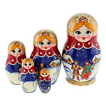 0069628/53-177 ПО ВОДУ МАТРЕШКА "Зима" 5мест АР №631 НХП-КС 53-177 рег№119