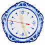 Часы настенные "Звезда". Гжель, фотография 6. Интернет-магазин ЛАВКА ПОДАРКОВ