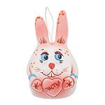 0063966 Колокольчик "КРОЛИК. СЧАСТЬЯ" 7,5*5*12,5см