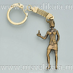 0027871 Бронза Сувенир БРЕЛОК "МЕДСЕСТРА" 5см  