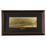 Офорт черно-белый "Вид на Кремль с Большого Каменного моста" 21х40 см