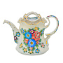 Чайник "Утро". Гжель в цвете, фотография 4. Интернет-магазин ЛАВКА ПОДАРКОВ