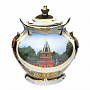 Самовар электрический "Спасская башня". Фарфор. 5 л. с чашками, чайником и сахарницей, фотография 3. Интернет-магазин ЛАВКА ПОДАРКОВ