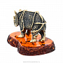 Статуэтка с янтарем "Носорог-броненосец", фотография 5. Интернет-магазин ЛАВКА ПОДАРКОВ