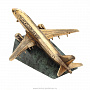 Модель самолёта из бронзы "Сухой Суперджет. SUKHOI SUPERJET", фотография 2. Интернет-магазин ЛАВКА ПОДАРКОВ