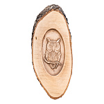 202833 ПАННО СОВА, береза, 34*14 см