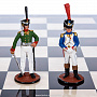 Шахматный ларец с оловянными фигурами "Бородино" 48х48 см, фотография 7. Интернет-магазин ЛАВКА ПОДАРКОВ