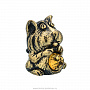 Статуэтка с янтарем "Кот Матвей", фотография 4. Интернет-магазин ЛАВКА ПОДАРКОВ