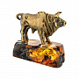 Статуэтка с янтарем "Бык", фотография 3. Интернет-магазин ЛАВКА ПОДАРКОВ