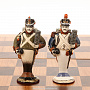 Шахматы деревянные "Бородино" с фарфоровыми фигурами, фотография 19. Интернет-магазин ЛАВКА ПОДАРКОВ
