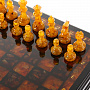 Шахматы-шашки янтарные "Амбассадор" 32х32 см, фотография 12. Интернет-магазин ЛАВКА ПОДАРКОВ