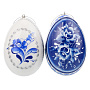 Яйцо пасхальное подарочное с росписью в стиле Гжель (в ассортименте), фотография 1. Интернет-магазин ЛАВКА ПОДАРКОВ