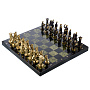 Шахматы из камня и бронзы "Римские" 40х40 см, фотография 1. Интернет-магазин ЛАВКА ПОДАРКОВ