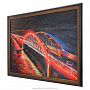 Картина "Крымский мост ночью" 90х60 см, фотография 2. Интернет-магазин ЛАВКА ПОДАРКОВ
