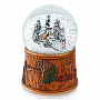 Стеклянный шар "Домик в лесу" со снегом, фотография 4. Интернет-магазин ЛАВКА ПОДАРКОВ