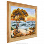 Картина янтарная "Пейзаж №23" 21х15 см, фотография 3. Интернет-магазин ЛАВКА ПОДАРКОВ