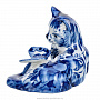Фарфоровая статуэтка "Кошка с бабочкой". Гжель, фотография 4. Интернет-магазин ЛАВКА ПОДАРКОВ