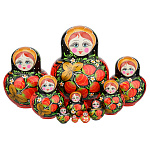 Матрешка "Клубника" 10 мест