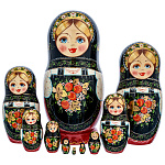 200354 Матрешка ЯГОДЫ ,10 мест 25-28 см