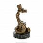 Бронзовая статуэтка змеи "Капиталист", фотография 3. Интернет-магазин ЛАВКА ПОДАРКОВ