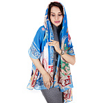   Сувенирный ПАЛАНТИН "КОНЕК-ГОРБУНОК" 80*180см состав: шерсть 70% модал 30%