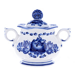 006413 Гжель Сахарница "ГРАЦИЯ"