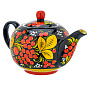 Чайник заварочный 0,5 л "Ягодки". Хохлома, фотография 2. Интернет-магазин ЛАВКА ПОДАРКОВ