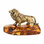 Статуэтка с янтарем "Лев", фотография 5. Интернет-магазин ЛАВКА ПОДАРКОВ