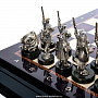 Шахматы с металлическими фигурами "Пираты Карибского моря" 48х48 см, фотография 3. Интернет-магазин ЛАВКА ПОДАРКОВ