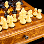 Шахматы в ларце из березового капа с фигурами из янтаря "Мини", фотография 6. Интернет-магазин ЛАВКА ПОДАРКОВ