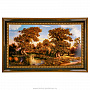 Картина янтарная "Пейзаж" 40х70 см, фотография 1. Интернет-магазин ЛАВКА ПОДАРКОВ