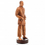Деревянная резная скульптура "В.В.Путин". Высота 48 см, фотография 2. Интернет-магазин ЛАВКА ПОДАРКОВ