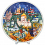 Тарелка сувенирная "Русские мотивы", фотография 1. Интернет-магазин ЛАВКА ПОДАРКОВ
