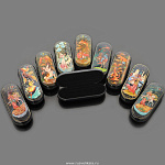 00204851-ПЕТУШОК Сувенир ФУТЛЯР ДЛЯ ОЧКОВ "СИМВОЛ ГОДА" в ассортименте