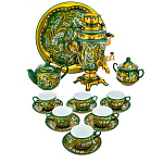 300218-1.5 л Самовар электрический с сервизом на 6 персон "ЛАНДЫШ"