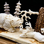 Скульптура из кости "Незваный гость", фотография 6. Интернет-магазин ЛАВКА ПОДАРКОВ