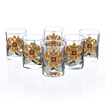 0064703/НБ Сувенир Набор СТОПОК "Герб РФ" 6шт 