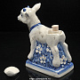Штоф фарфоровый "Козленок", фотография 1. Интернет-магазин ЛАВКА ПОДАРКОВ