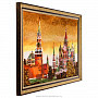 Картина янтарная "Сердце Москвы" 60х80 см, фотография 2. Интернет-магазин ЛАВКА ПОДАРКОВ