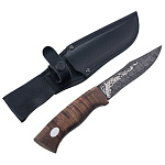 Нож сувенирный из дамасской стали "Олимп-6". Златоуст