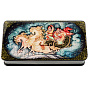 Шкатулка с художественной росписью "Зимняя тройка", фотография 4. Интернет-магазин ЛАВКА ПОДАРКОВ