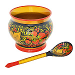 0021757 Хохлома Соусница с ложкой (в/кат) 63330000002