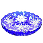 /SK/Хрусталь БЛЮДО  h mm d mm weight /21 КОБАЛЬТ