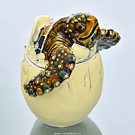 0023728 Традиции ФАБЕРЖЕ Сувенир-ШКАТУЛКА "ЧЕРЕПАШОНОК" В13-12