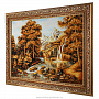 Картина  янтарная "Горная река" 60х80 см, фотография 2. Интернет-магазин ЛАВКА ПОДАРКОВ